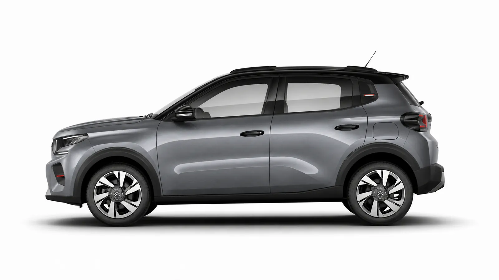 Citroën C3 Plus Hybrid 110 Mercury Grey, vista laterale