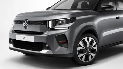 Dettaglio Citroën C3 Plus con firma luminosa e copertura Azurite da 17 pollici