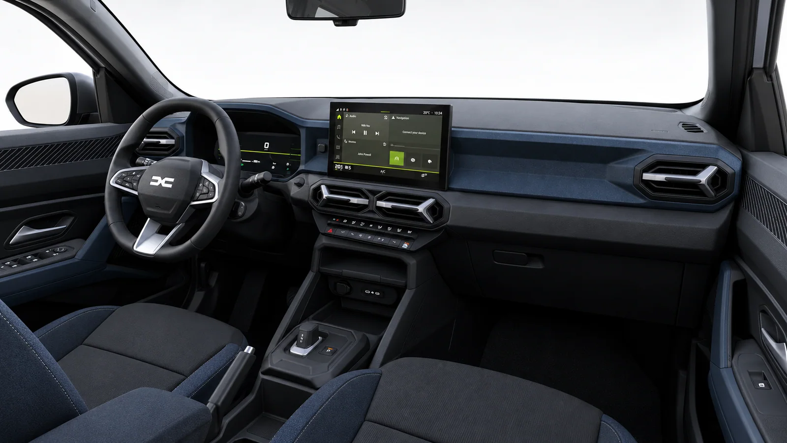 Dacia Duster GPL automatico Expression, Grigio Scisto: plancia e comandi dell'abitacolo
