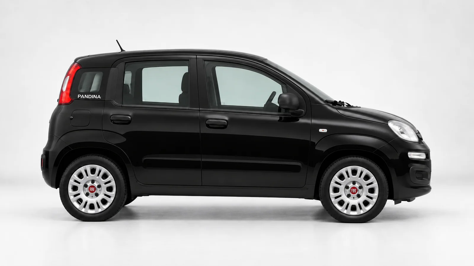 Fiat Pandina ICON Hybrid 5 posti, Nero: vista di profilo