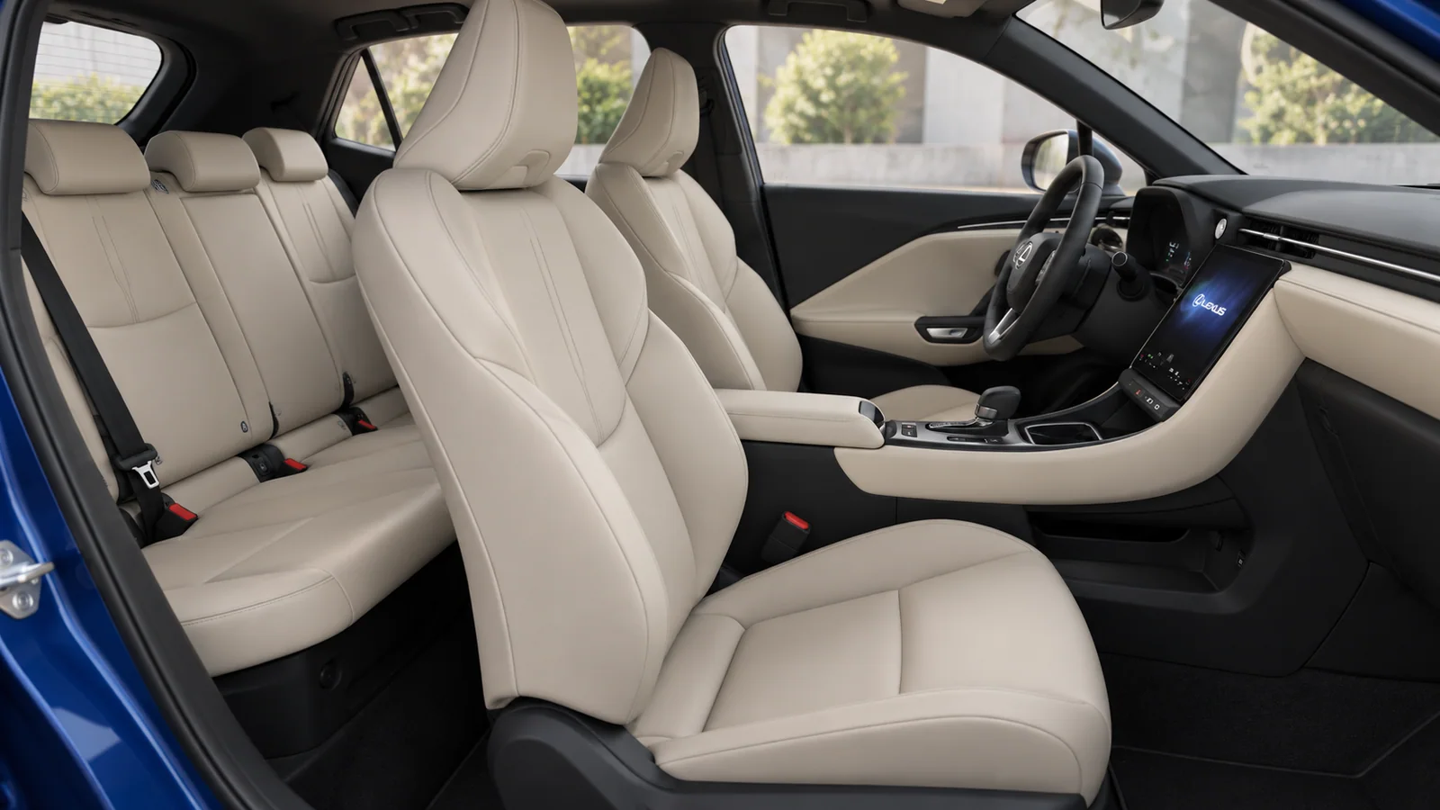Lexus LBX 1.5 Hybrid Elegant, Dark Blue: sedili dell'abitacolo