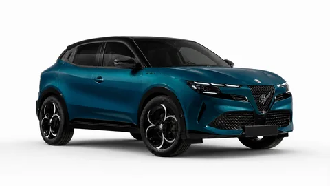 Alfa Romeo Junior Sprint Blu Navigli, vista anteriore tre quarti