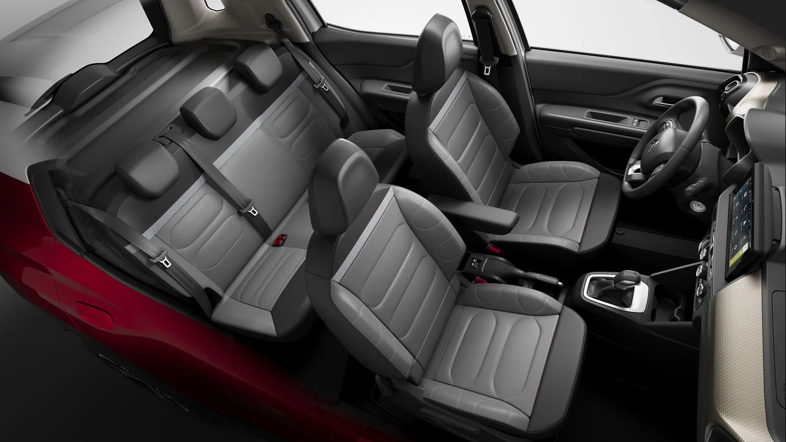 Citroën C3 Aircross Plus Polar White, plancia e infotainment
