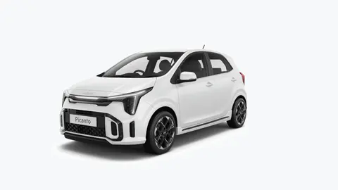 Kia Picanto Style Clear White, vista anteriore tre quarti