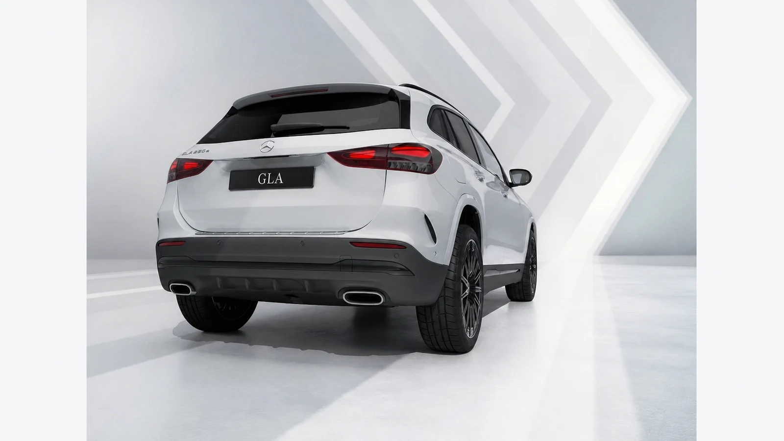 Mercedes-Benz GLA GLA 180 Bianco polare, vista posteriore tre quarti