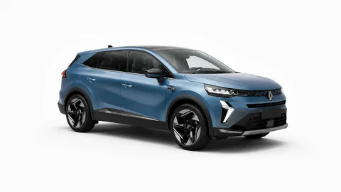 Renault Symbioz Techno Blu Mercure, vista anteriore tre quarti
