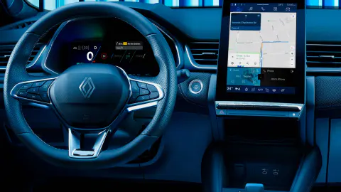 Renault Symbioz Techno Blu Mercure, plancia e infotainment