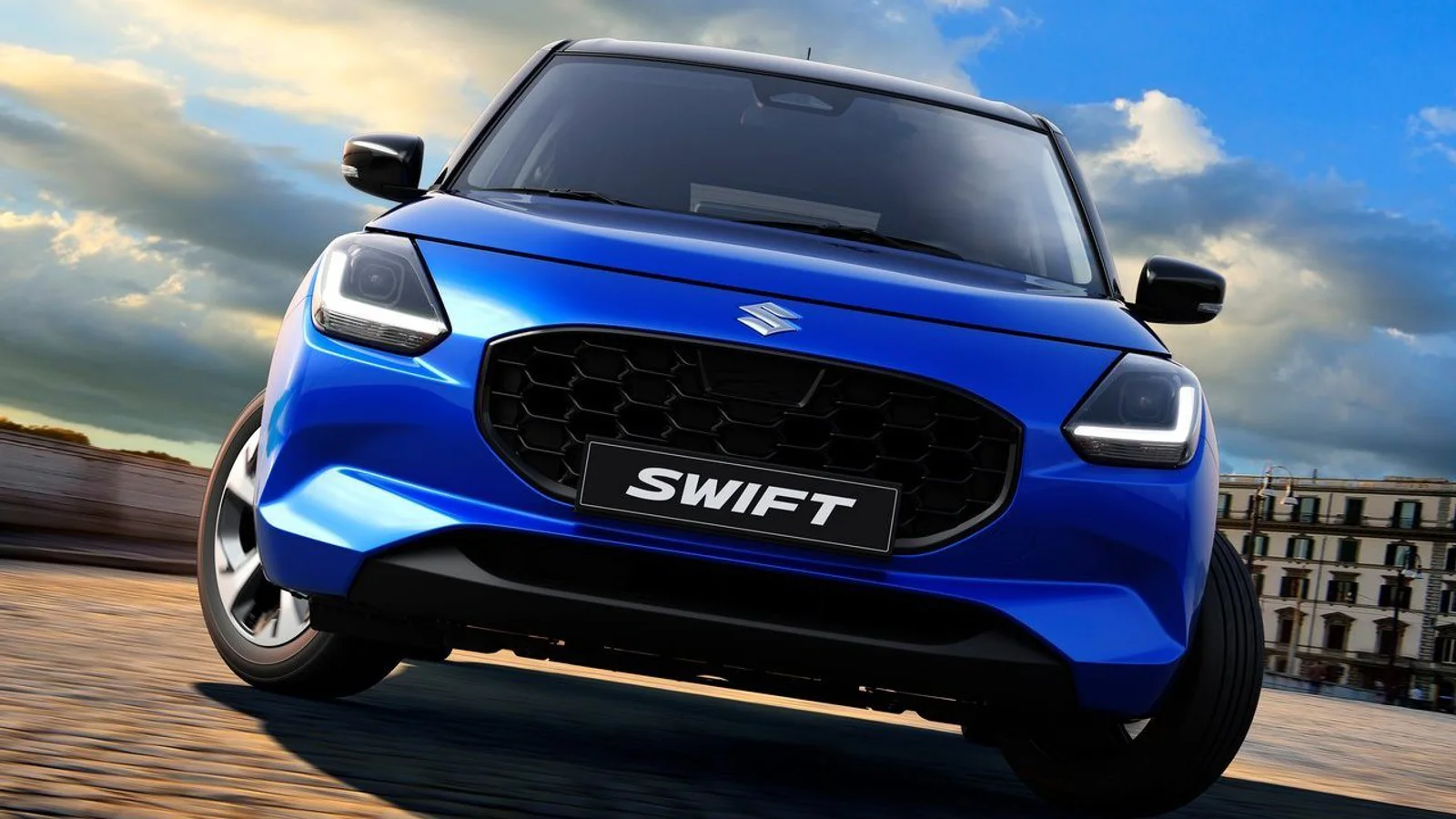 Suzuki Swift Hybrid Top Blu Oceania metallizzato, dettaglio esterno
