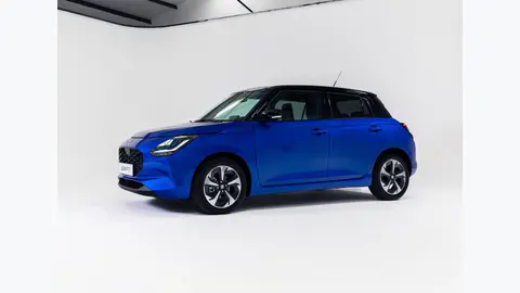 Suzuki Swift Hybrid Top Blu Oceania metallizzato, vista laterale