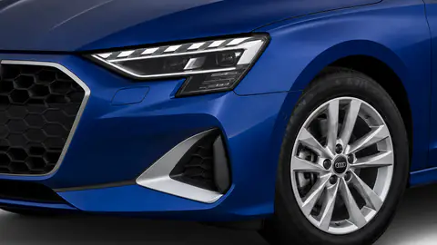 Nuova A3 Sportback 30 TDI Blu Navarra, dettaglio esterno
