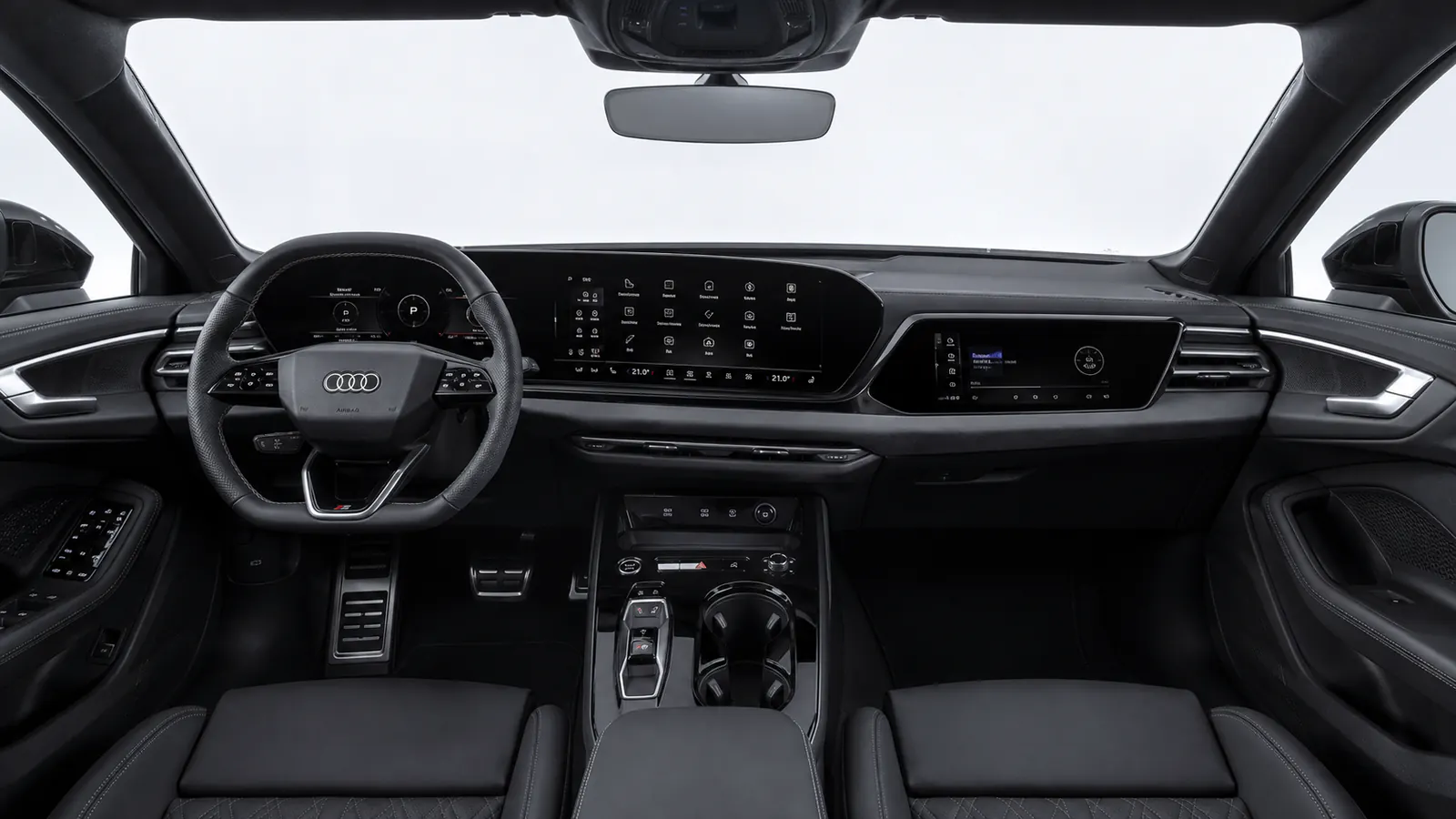 Audi A5 TDI Nero Mythos, plancia e infotainment