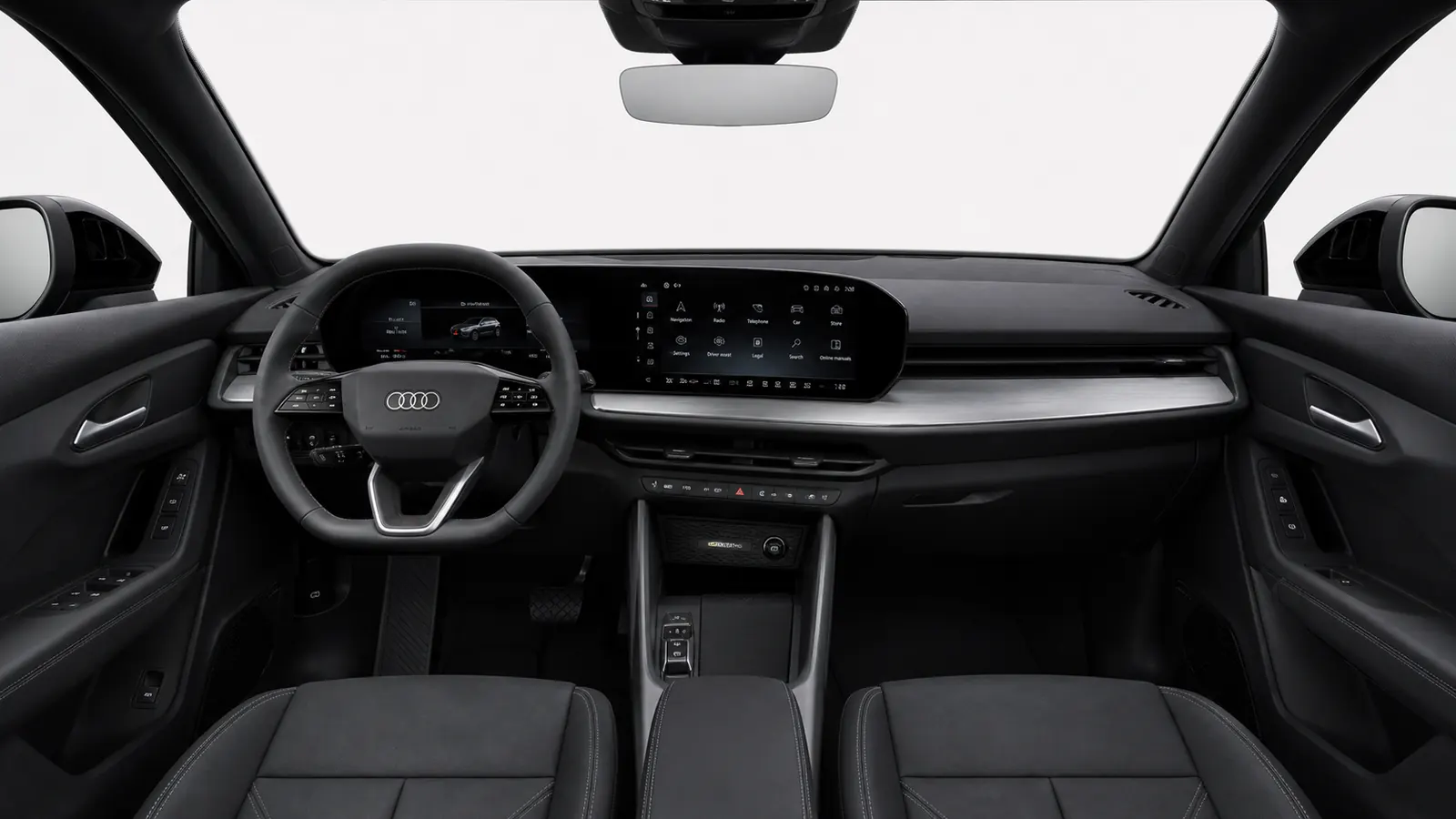 Nuova Q3 35 TFSI Grigio Daytona, plancia e infotainment