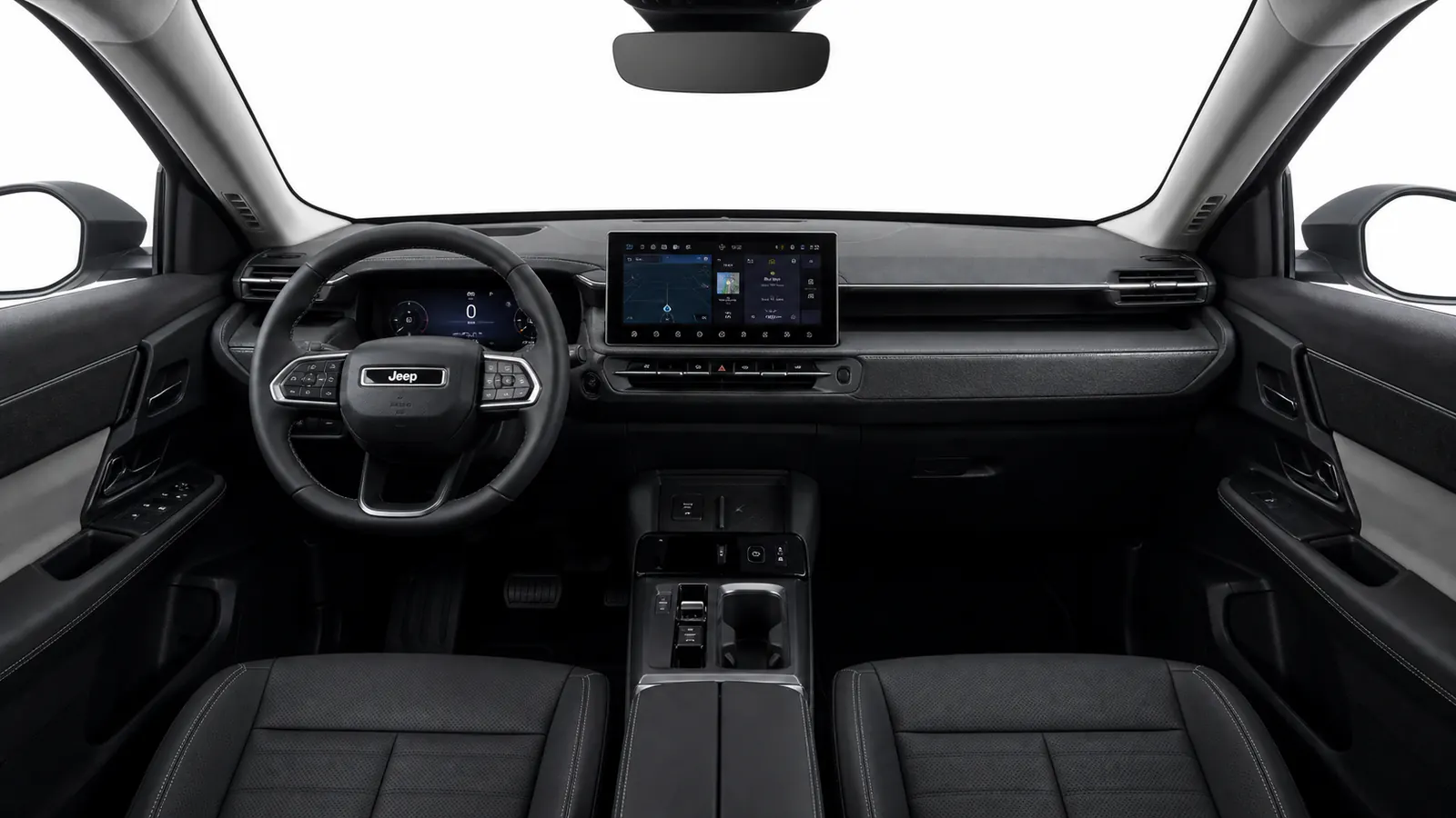 Nuova Compass Altitude Pacific Blue, plancia e infotainment