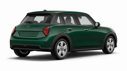 MINI Cooper 5 Porte One Essential British Racing Green, vista posteriore tre quarti