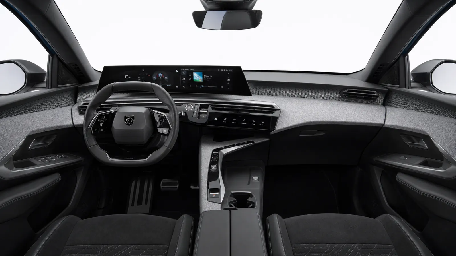 Peugeot 3008 Allure Blu Obsession, plancia e infotainment