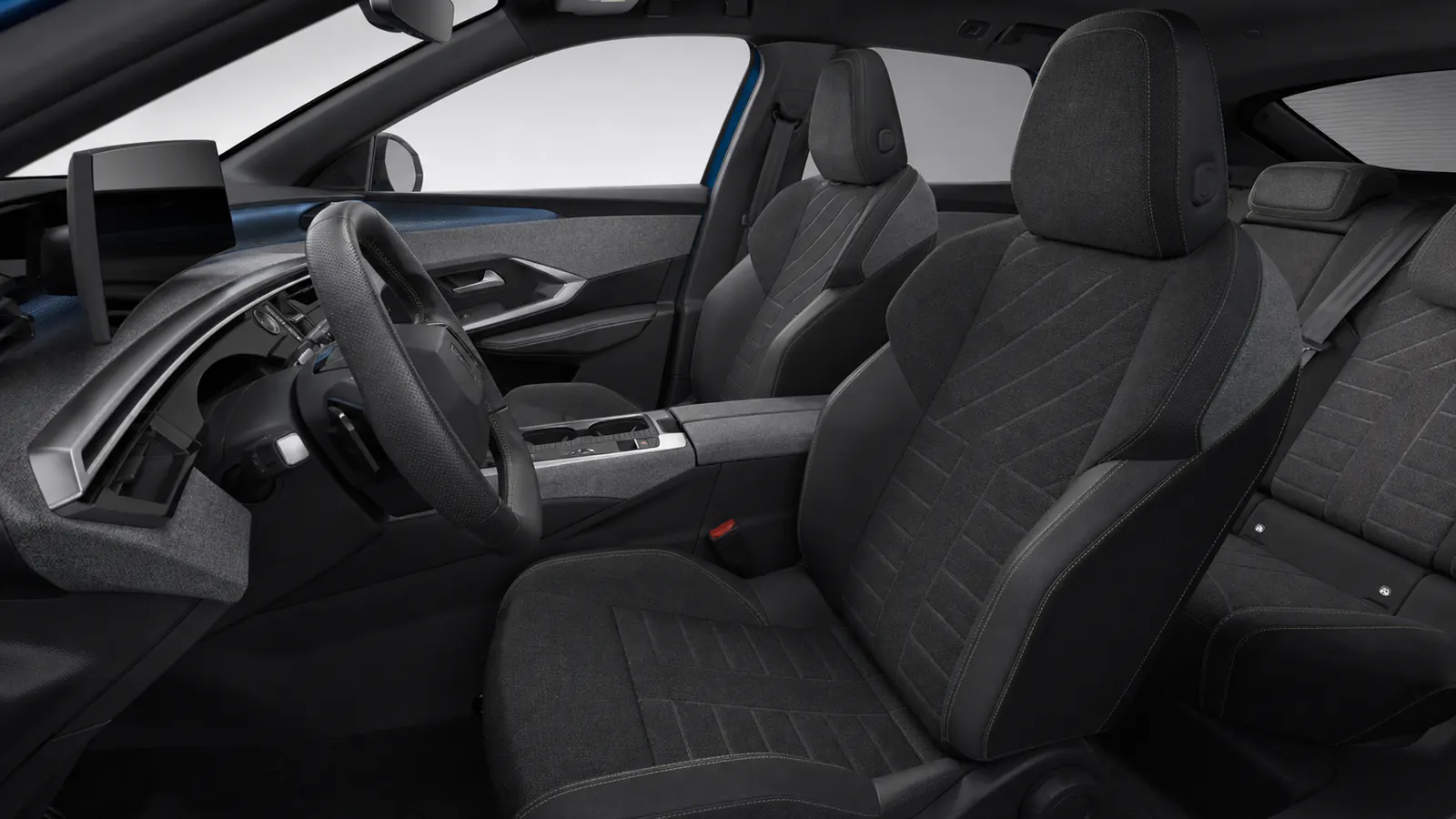 Peugeot 3008 Allure Blu Obsession, abitacolo e sedili