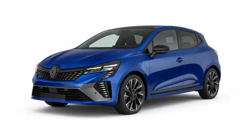 Nuova Clio esprit Alpine Blu Iron, vista anteriore tre quarti