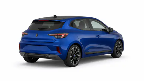 Nuova Clio esprit Alpine Blu Iron, vista posteriore tre quarti