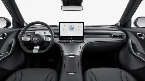 smart #1 Pure Cyber Silver, plancia e infotainment