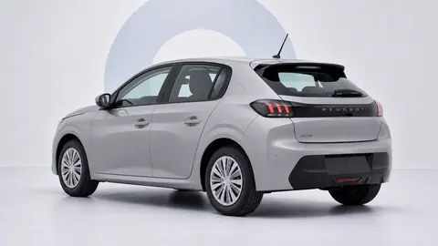 Peugeot 208 Style Grigio Artense, vista posteriore tre quarti