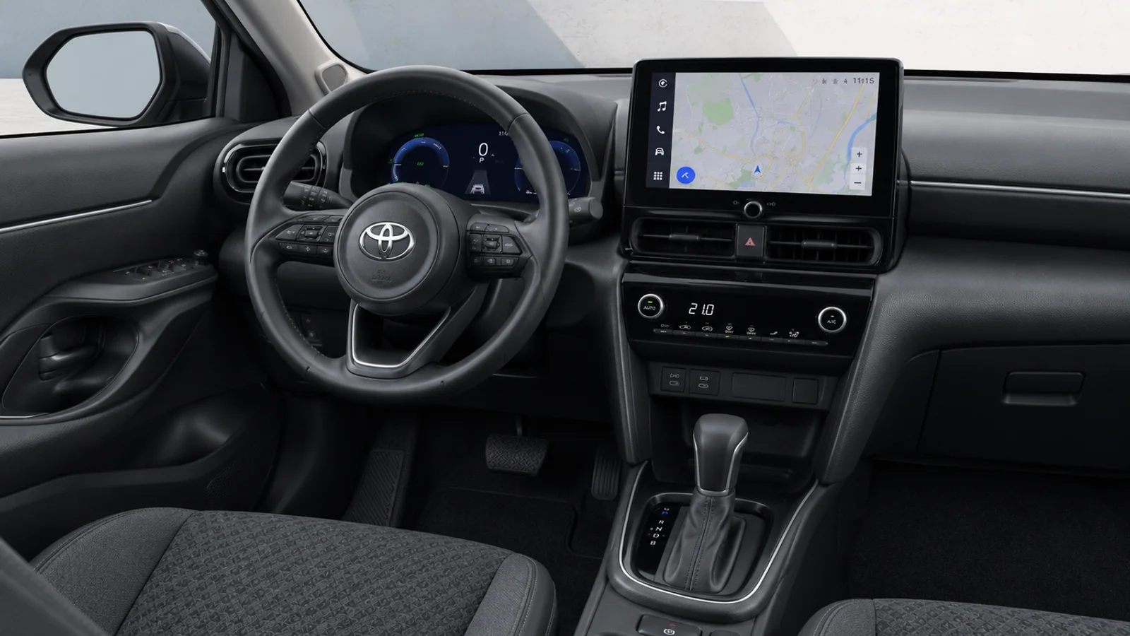 Toyota Yaris Cross 1.5 Hybrid 130 Trend, Dark Grey 1G3: plancia e comandi dell'abitacolo